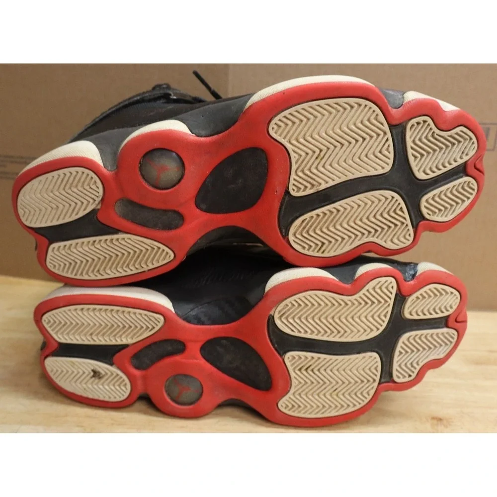 Air Jordan 6 Rings Shoes Black Red‎ White 